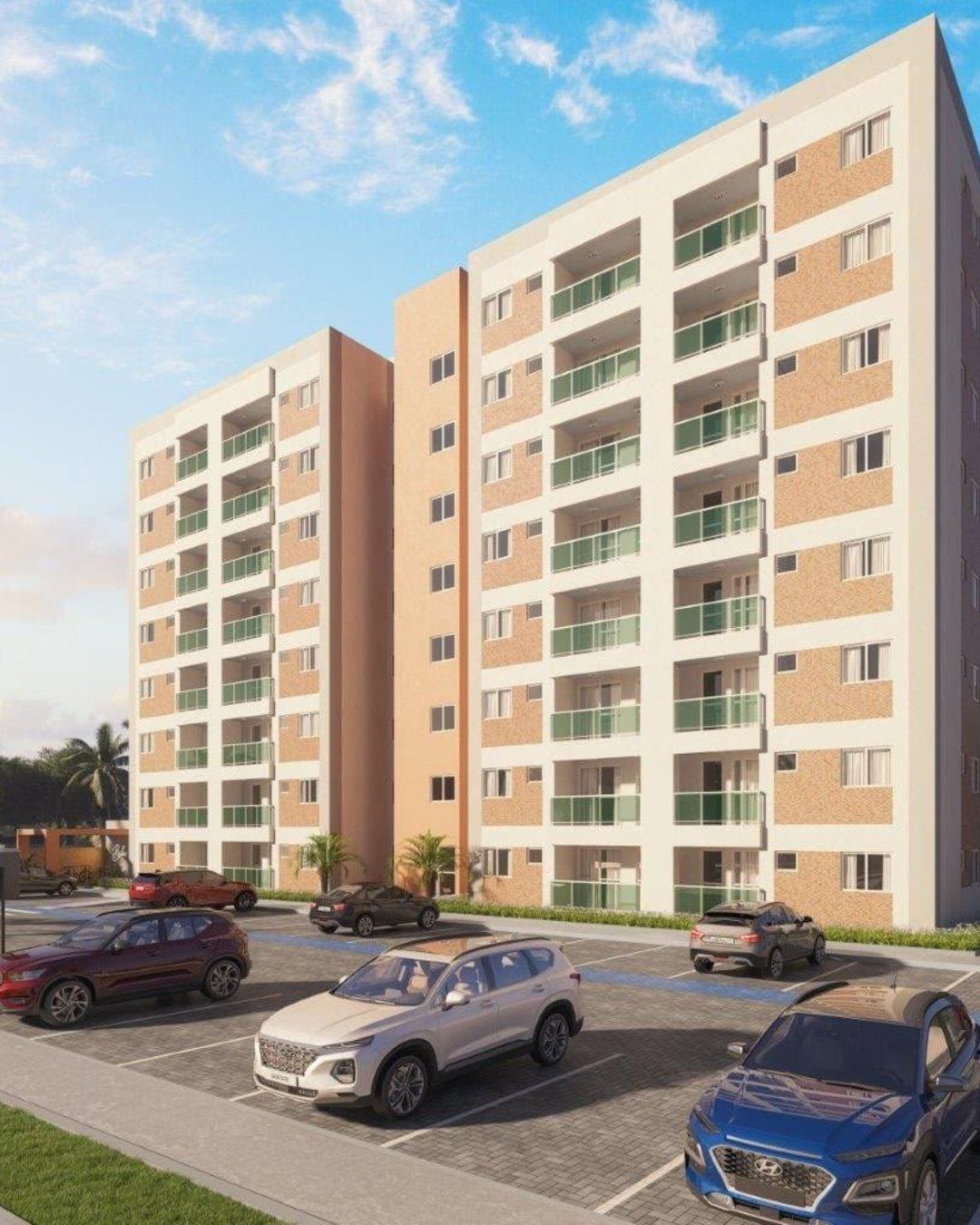 Apartamento de 2 dormitorios no Viver Aruana